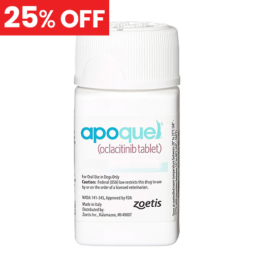 25% Off Apoquel For Dogs (3.6 Mg) 100 Tablets