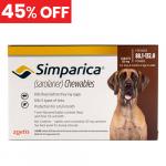 45% Off Simparica For Dogs Above 88 Lbs (Red) 3 Doses