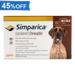 45% Off Simparica For Dogs Above 88 Lbs (Red) 3 Pack