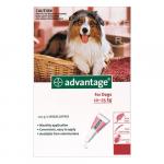 Advantage Large Dogs 21-55lbs (Red) 4 Doses