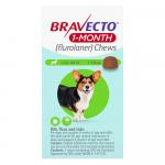 Bravecto 1 Month Chew For Medium Dogs 22 To 44lbs (Green) 1 Chew