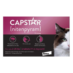 Capstar For Cats 2 - 25 Lbs 6 Tablet