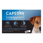 Capstar Small Dog 11mg 2-25 Lbs Blue 6 Tablets