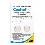 Cazitel Flavoured Allwormer For Large Dogs 35kg (Blue) - 77lbs 4 Tablets