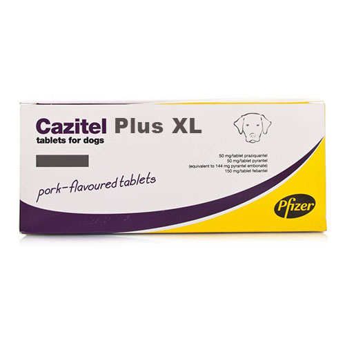 Cazitel Plus Xl Tablets For Dogs 2 Tablets