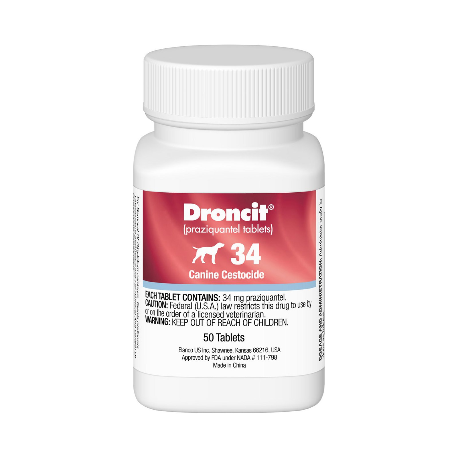 Droncit Tapewormer For Dogs 1 Tablets