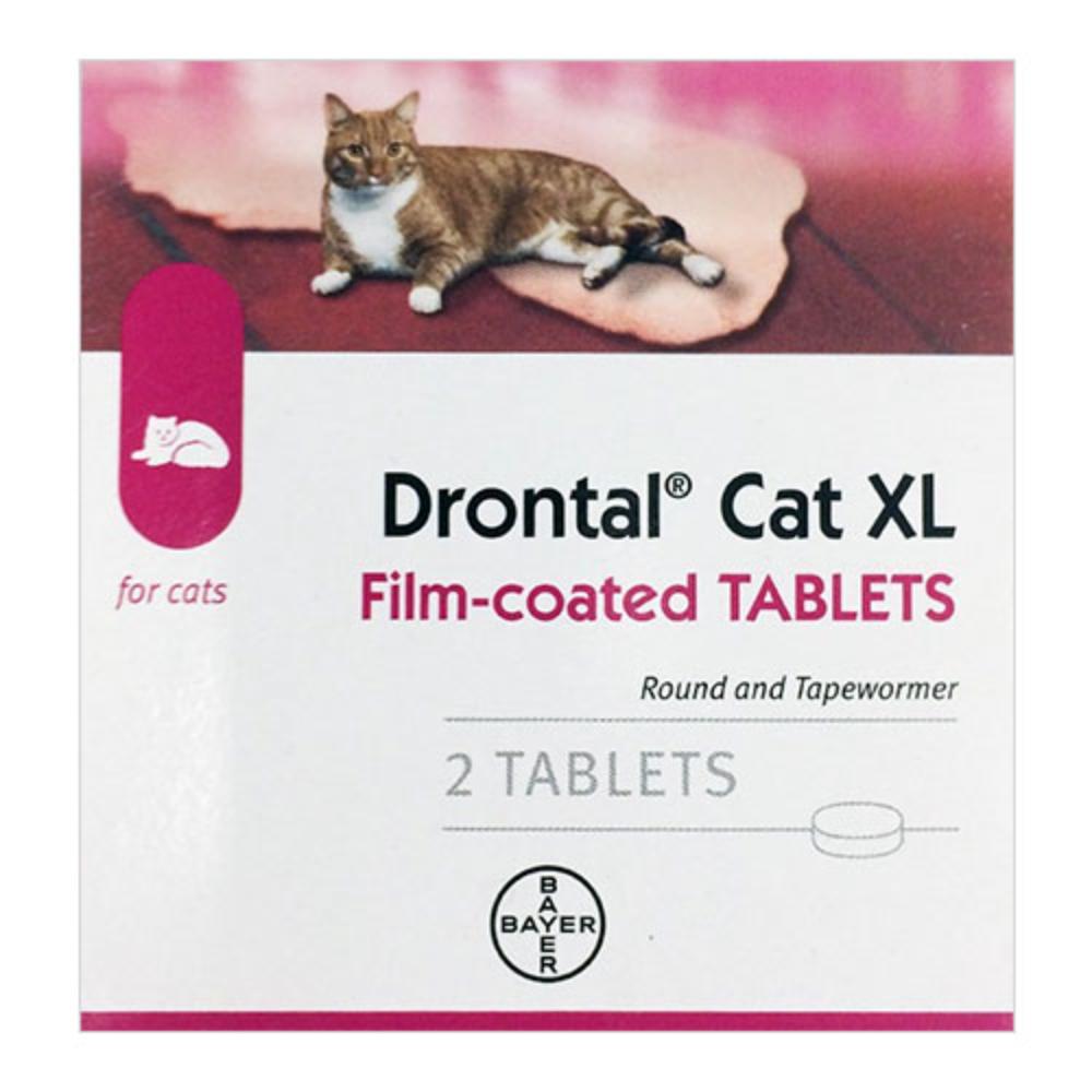 Drontal For Large Cats 6kg (13.2lbs) 2 Tablet