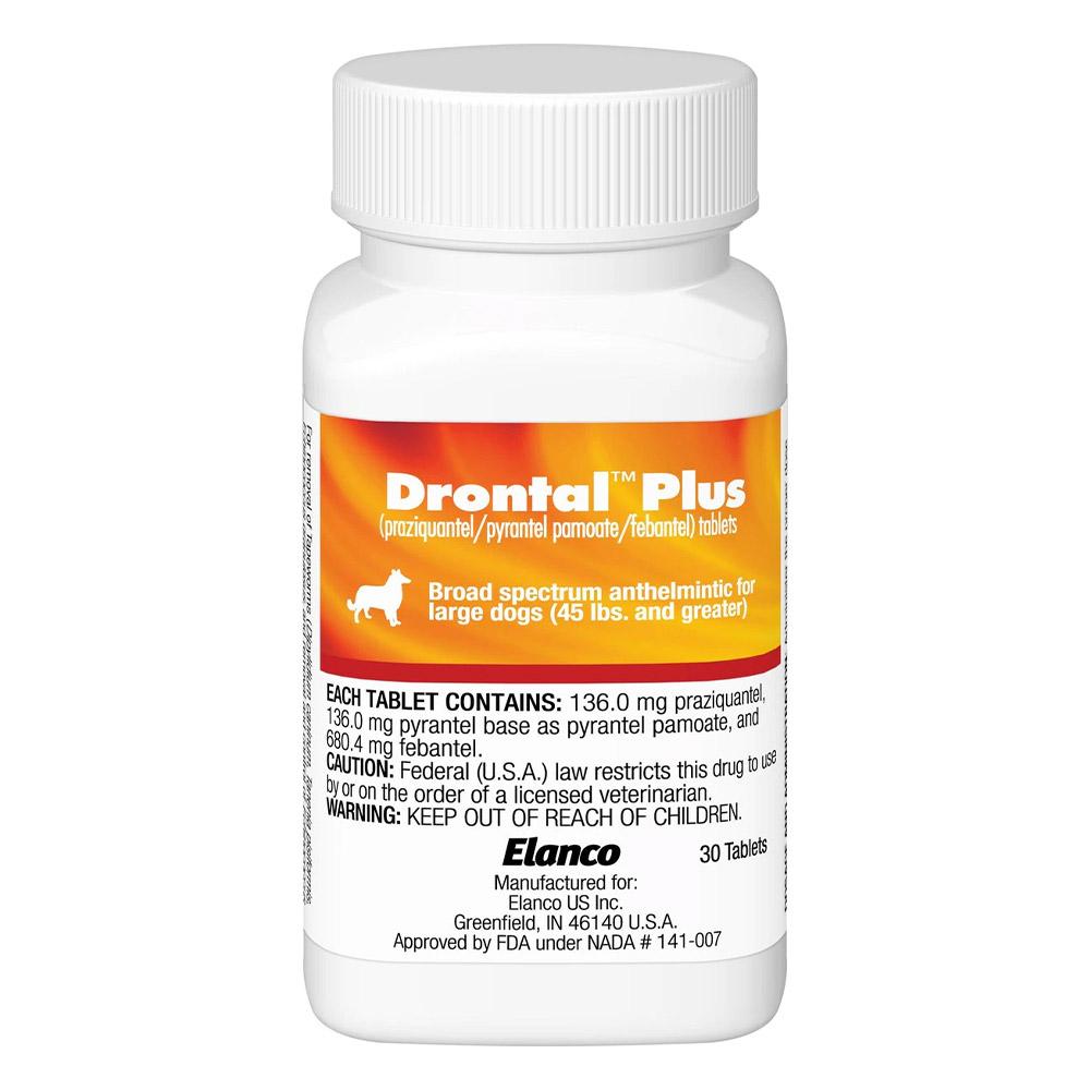 Drontal Plus For Large Dogs 10 - 35 Kg 1 Tablet