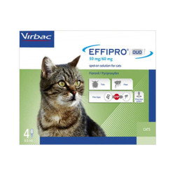 Effipro Duo For Cats (Green) 4 Pack