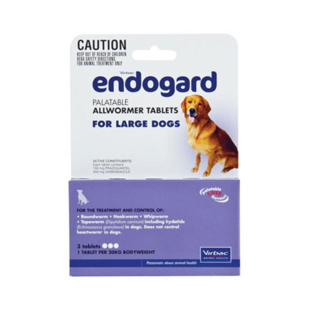 Endogard For Large Dogs 20kg (44lbs) 2 Tablets