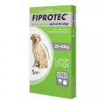 Fiprotec Spot-On For Large Dogs 44-88lbs (Green) 1 Pack