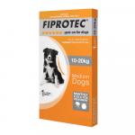 Fiprotec Spot-On For Medium Dogs 22-44lbs (Orange) 1 Pack