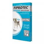 Fiprotec Spot-On For Small Dogs Up To 22lbs (Blue) 1 Pack