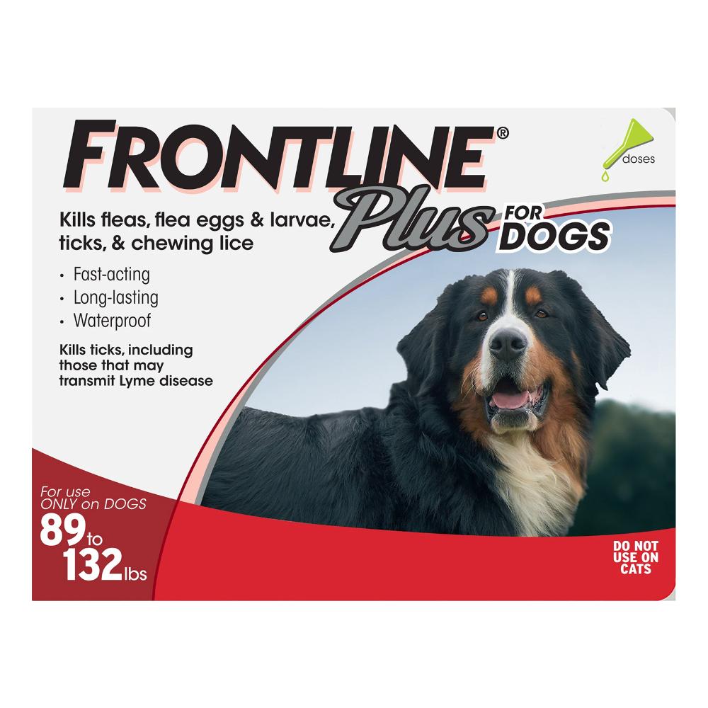 Frontline Plus For Extra Large Dogs Above 88lbs (Red) 3 Doses