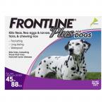 Frontline Plus For Large Dogs 45-88 Lbs (Purple) 6 Doses