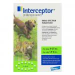 Interceptor For Dogs 11-25 Lbs (Green) 12 Chews