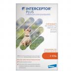 Interceptor Plus Chew For Dogs 2-8lbs (Orange) 12 Chews