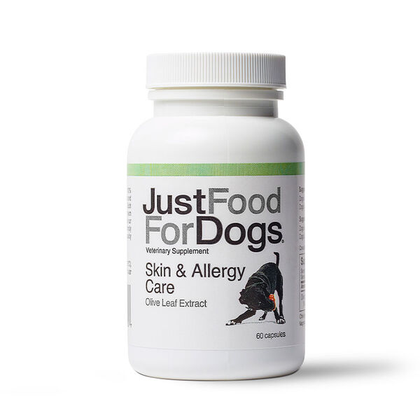 JustFoodForDogs Healthy Skin & Coat Dog Supplement Bundle - Skin & Allergy Care + Omega Oil