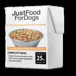 JustFoodForDogs Pantry Fresh Dog Food Variety Pack - Beef, Chicken, Turkey 6-pack