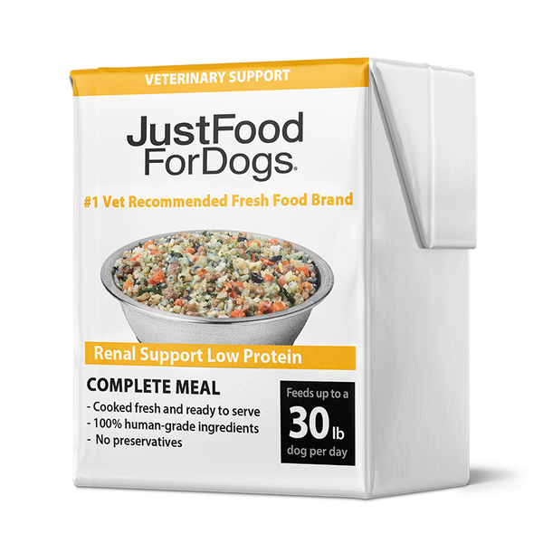 JustFoodForDogs Pantry Fresh Renal Support Low Protein Dog Food, Rx - 12.5 oz (Case of 12)