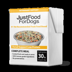 JustFoodForDogs Pantry Fresh Renal Support Low Protein Dog Food, Rx - 12.5 oz (Case of 12)