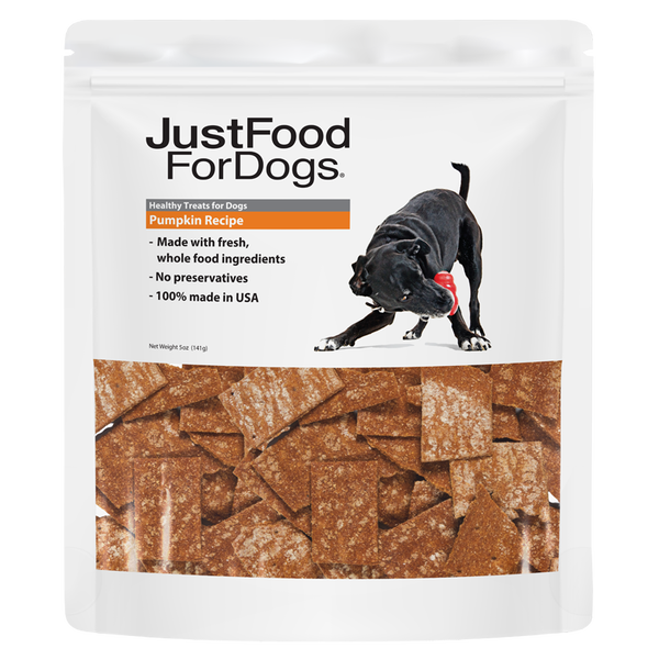 JustFoodForDogs Pumpkin Dog Treats - 5 oz