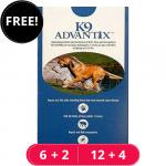 K9 Advantix Extra Large Dogs Over 55 Lbs (Blue) 4 Doses