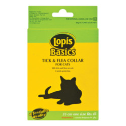 Lopis Basics Tick & Flea Collar For All Cats 35cm 1 Pack