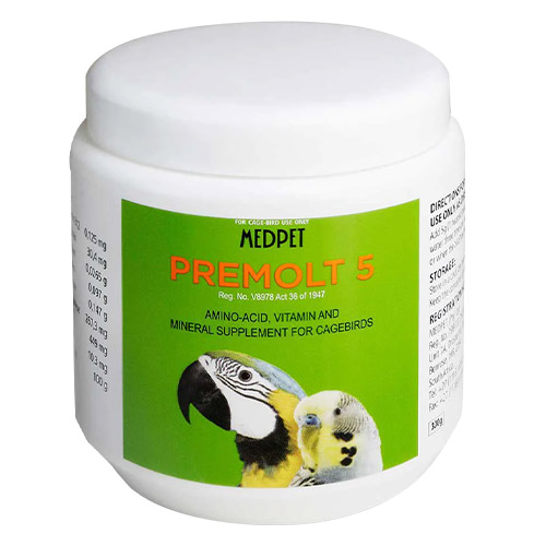 Medpet Premolt 5 For Cagebirds 300 Grams