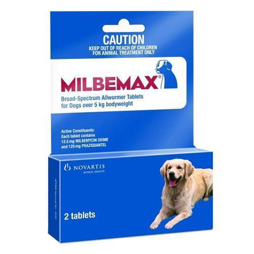 Milbemax Allwormer For Large Dogs 5 To 25 Kg - 11 To 55lbs 1 Tablet