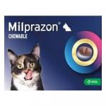 Milprazon Worming Chewable For Cats Over 4.4lbs 4 Chews