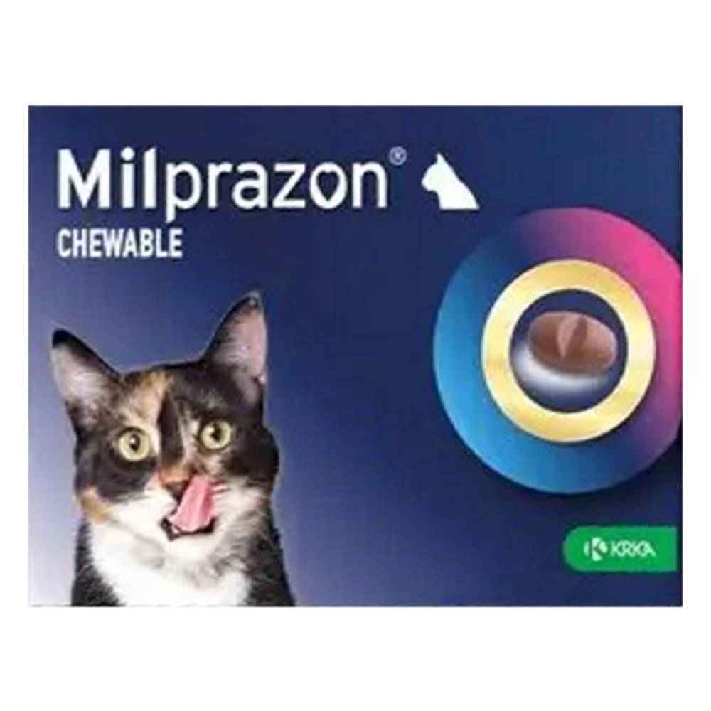 Milprazon Worming Chewable For Cats Over 4.4lbs 8 Chews