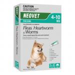 Neovet Spot-On For Medium Dogs 8.8 To 22lbs (Aqua) 3 Pipettes