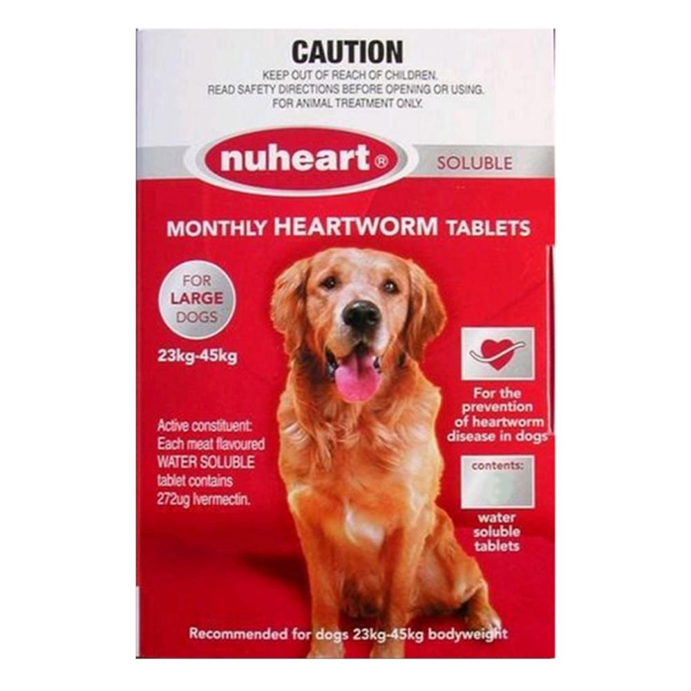 Nuheart for For Large Dogs 51-100lbs (Red) 6 Tablet