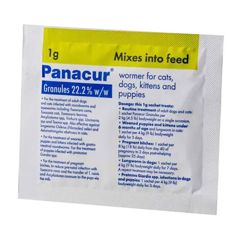 Panacur Granules 1gm 1 Sachet