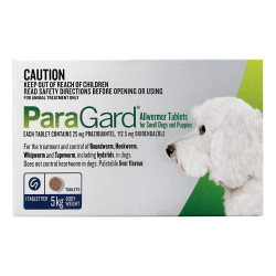 Paragard Allwormer For Dogs 5 Kg (11lbs) 4 Tablet