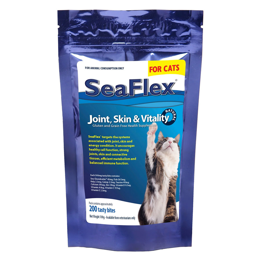 Seaflex Joint, Skin & Vitality Health Supplement For Cats 100gm 1 Pack