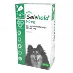 Selehold (Generic Revolution) For Large Dogs 44-88lbs (Green) 3 Pack