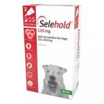 Selehold (Generic Revolution) For Medium Dogs 22-44lbs (Red) 120mg/1.0ml 12 Pack