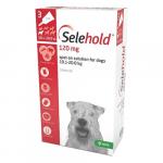 Selehold (Selamectin) For Medium Dogs 22-44lbs (Red) 120mg/1.0ml 12 Pack