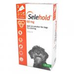 Selehold (Selamectin) For Small Dogs 11-22lbs (Brown) 60mg/0.5ml 3 Pack