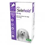 Selehold (Selamectin) For Very Small Dogs 5.5-11lbs (Purple) 30mg/0.25ml 12 Pack