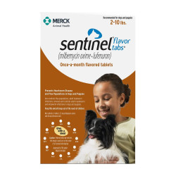 Sentinel Dogs 2-10 Lbs (Brown) 3 Chews