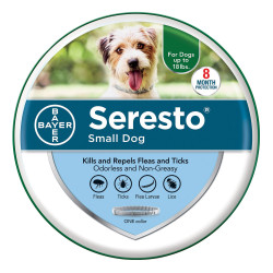 Seresto Collar For Small Dogs Upto 18lbs - 15 Inch (38 Cm) 1 Collar