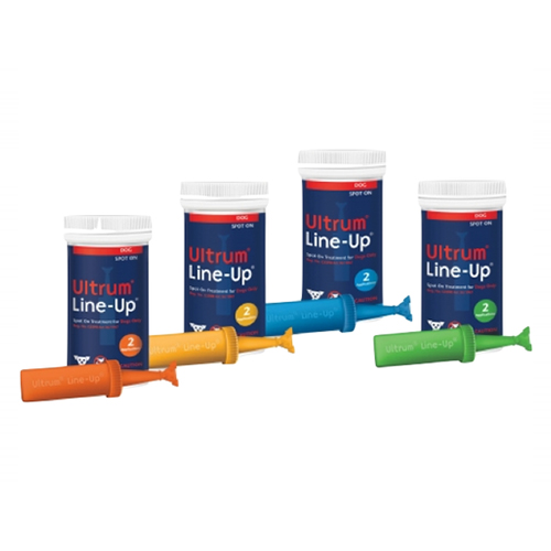 Ultrum Line-Up Spot On For Large Dogs 44-88 Lbs (Yellow) 4 Pack