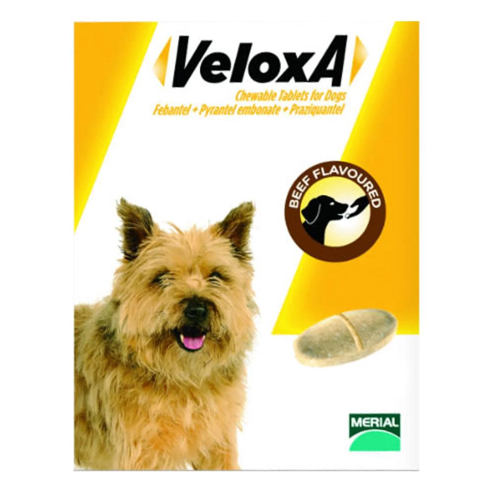 Veloxa Chewable Tablets For Small/Medium Dogs Up To 22lbs 2 Tablet